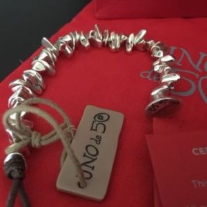 Uno de 50 Silver Bracelet